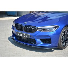 Накладка сплиттер на передний бампер Вариант2 на BMW M5 F90